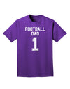 Football Dad Jersey Adult Dark T-Shirt by TooLoud-Mens T-Shirt-TooLoud-Purple-Small-Davson Sales