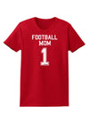 Football Mom Jersey Womens Dark T-Shirt-TooLoud-Red-X-Small-Davson Sales