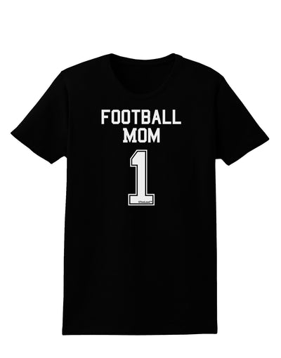 Football Mom Jersey Womens Dark T-Shirt-TooLoud-Black-X-Small-Davson Sales