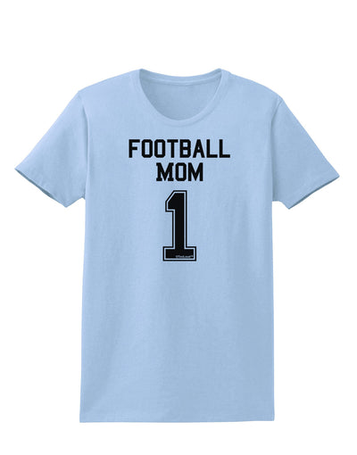 Football Mom Jersey Womens T-Shirt-Womens T-Shirt-TooLoud-Light-Blue-X-Small-Davson Sales