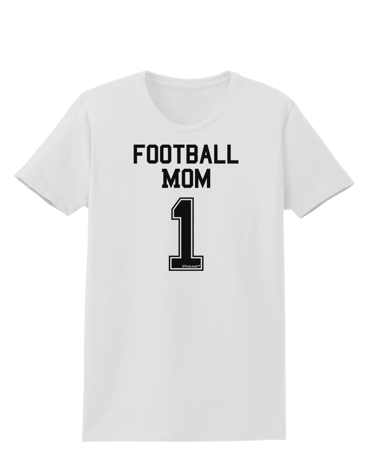 Football Mom Jersey Womens T-Shirt-Womens T-Shirt-TooLoud-White-X-Small-Davson Sales