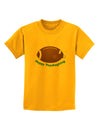 Football Turkey Happy Thanksgiving Childrens T-Shirt-Childrens T-Shirt-TooLoud-Gold-X-Small-Davson Sales