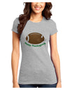 Football Turkey Happy Thanksgiving Juniors T-Shirt-Womens Juniors T-Shirt-TooLoud-Ash-Gray-Juniors Fitted XS-Davson Sales