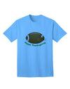 Football Turkey Happy Thanksgiving - Premium Adult T-Shirt for Holiday Celebrations-Mens T-shirts-TooLoud-Aquatic-Blue-Small-Davson Sales