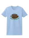 Football Turkey Happy Thanksgiving Womens T-Shirt-Womens T-Shirt-TooLoud-Light-Blue-X-Small-Davson Sales