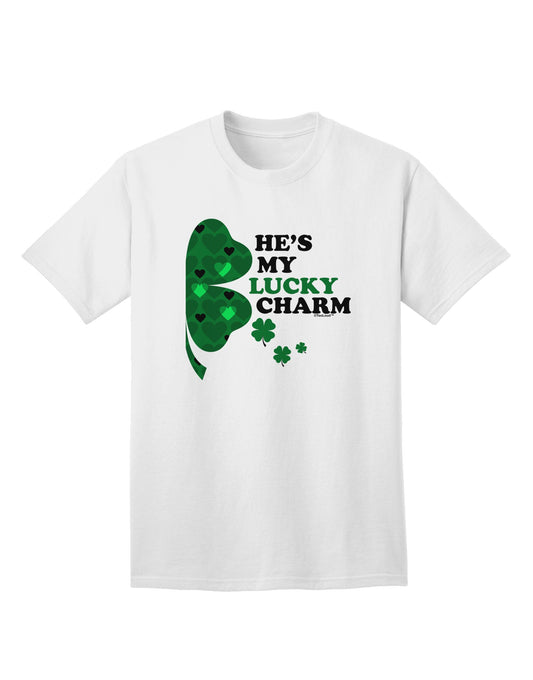 Fortuitous Fashion: He's My Lucky Charm - Premium Adult T-Shirt Collection-Mens T-shirts-TooLoud-White-Small-Davson Sales