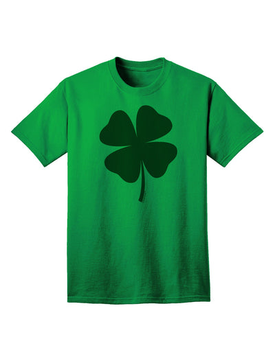 Fortuitous Four Leaf Clover: Adult T-Shirt for St. Patrick's Day Celebrations-Mens T-shirts-TooLoud-Kelly-Green-Small-Davson Sales