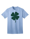 Fortuitous Four Leaf Clover: Adult T-Shirt for St. Patrick's Day Celebrations-Mens T-shirts-TooLoud-Light-Blue-Small-Davson Sales