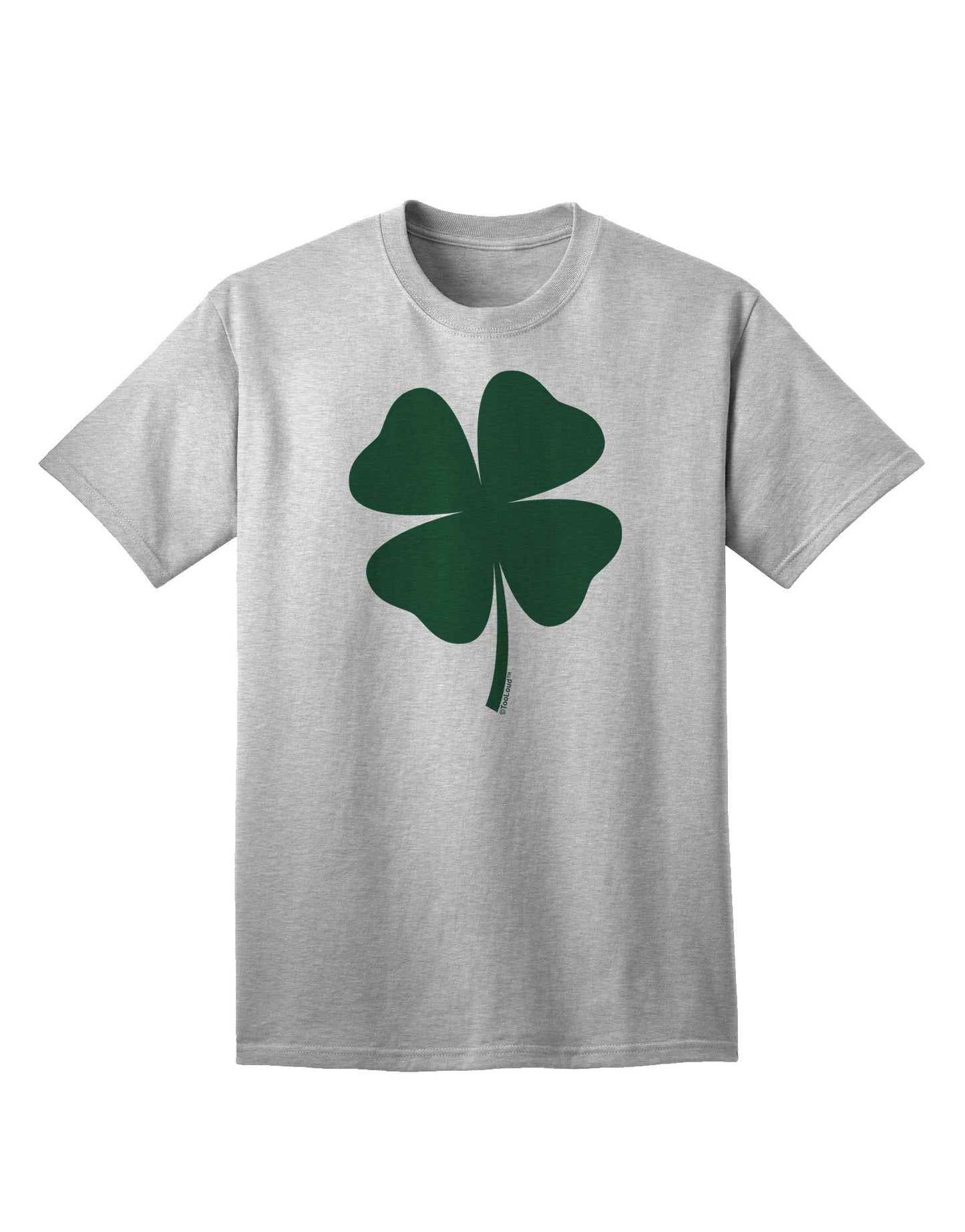 Fortuitous Four Leaf Clover: Adult T-Shirt for St. Patrick's Day Celebrations-Mens T-shirts-TooLoud-AshGray-Small-Davson Sales