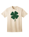 Fortuitous Four Leaf Clover: Adult T-Shirt for St. Patrick's Day Celebrations-Mens T-shirts-TooLoud-Natural-Small-Davson Sales