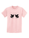 Four Calling Birds Childrens T-Shirt-Childrens T-Shirt-TooLoud-PalePink-X-Small-Davson Sales