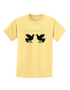 Four Calling Birds Childrens T-Shirt-Childrens T-Shirt-TooLoud-Daffodil-Yellow-X-Small-Davson Sales