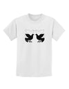 Four Calling Birds Childrens T-Shirt-Childrens T-Shirt-TooLoud-White-X-Small-Davson Sales