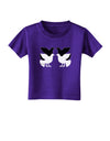 Four Calling Birds Toddler T-Shirt Dark-Toddler T-Shirt-TooLoud-Purple-2T-Davson Sales