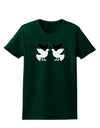 Four Calling Birds Womens Dark T-Shirt-TooLoud-Forest-Green-Small-Davson Sales