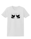 Four Calling Birds Womens T-Shirt-Womens T-Shirt-TooLoud-White-X-Small-Davson Sales