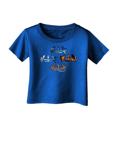 Four Elemental Masquerade Masks Infant T-Shirt Dark by TooLoud-Infant T-Shirt-TooLoud-Royal-Blue-06-Months-Davson Sales