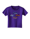 Four Elemental Masquerade Masks Toddler T-Shirt Dark by TooLoud-Toddler T-Shirt-TooLoud-Purple-2T-Davson Sales