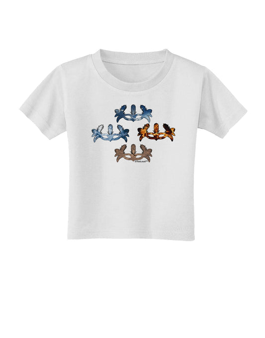 Four Elemental Masquerade Masks Toddler T-Shirt by TooLoud-Toddler T-Shirt-TooLoud-White-2T-Davson Sales