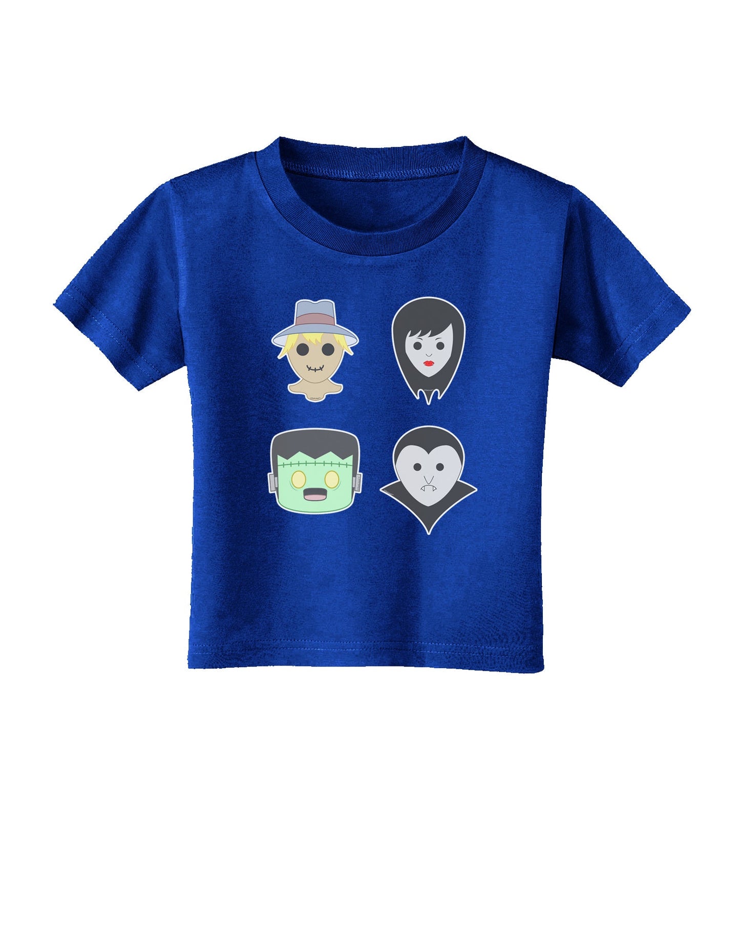 Four Lil Monsters - Halloween Design Toddler T-Shirt Dark-Toddler T-Shirt-TooLoud-Red-06-Months-Davson Sales