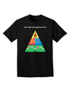 Four Main Food Groups of an Elf - Christmas Adult Dark T-Shirt-Mens T-Shirt-TooLoud-Black-Small-Davson Sales