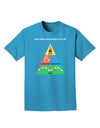 Four Main Food Groups of an Elf - Christmas Adult Dark T-Shirt-Mens T-Shirt-TooLoud-Turquoise-Small-Davson Sales