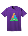 Four Main Food Groups of an Elf - Christmas Adult Dark T-Shirt-Mens T-Shirt-TooLoud-Purple-Small-Davson Sales