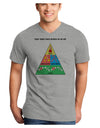 Four Main Food Groups of an Elf - Christmas Adult V-Neck T-shirt-Mens V-Neck T-Shirt-TooLoud-HeatherGray-Small-Davson Sales