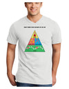 Four Main Food Groups of an Elf - Christmas Adult V-Neck T-shirt-Mens V-Neck T-Shirt-TooLoud-White-Small-Davson Sales