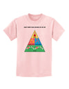 Four Main Food Groups of an Elf - Christmas Childrens T-Shirt-Childrens T-Shirt-TooLoud-PalePink-X-Small-Davson Sales