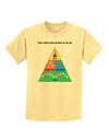 Four Main Food Groups of an Elf - Christmas Childrens T-Shirt-Childrens T-Shirt-TooLoud-Daffodil-Yellow-X-Small-Davson Sales