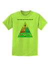 Four Main Food Groups of an Elf - Christmas Childrens T-Shirt-Childrens T-Shirt-TooLoud-Lime-Green-X-Small-Davson Sales