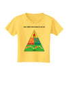 Four Main Food Groups of an Elf - Christmas Toddler T-Shirt-Toddler T-Shirt-TooLoud-Yellow-2T-Davson Sales