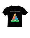 Four Main Food Groups of an Elf - Christmas Toddler T-Shirt Dark-Toddler T-Shirt-TooLoud-Black-2T-Davson Sales