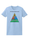 Four Main Food Groups of an Elf - Christmas Womens T-Shirt-Womens T-Shirt-TooLoud-Light-Blue-X-Small-Davson Sales