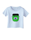 Frankenstein Face Halloween Infant T-Shirt-Infant T-Shirt-TooLoud-Light-Blue-06-Months-Davson Sales