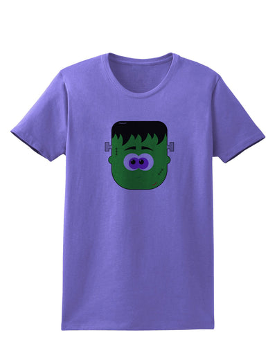 Frankenstein Face Halloween Womens T-Shirt-Womens T-Shirt-TooLoud-Violet-X-Small-Davson Sales