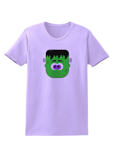 Frankenstein Face Halloween Womens T-Shirt-Womens T-Shirt-TooLoud-Lavender-X-Small-Davson Sales