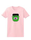 Frankenstein Face Halloween Womens T-Shirt-Womens T-Shirt-TooLoud-PalePink-X-Small-Davson Sales