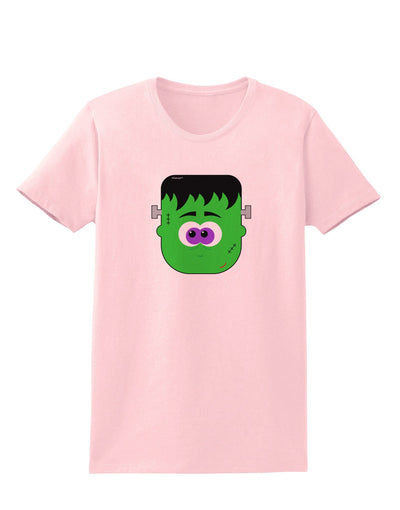 Frankenstein Face Halloween Womens T-Shirt-Womens T-Shirt-TooLoud-PalePink-X-Small-Davson Sales