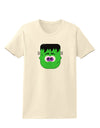 Frankenstein Face Halloween Womens T-Shirt-Womens T-Shirt-TooLoud-Natural-X-Small-Davson Sales