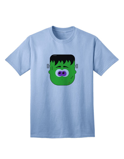 Frankenstein Face - Premium Halloween Adult T-Shirt Collection-Mens T-shirts-TooLoud-Light-Blue-Small-Davson Sales