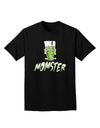 Momster Frankenstein Dark Adult Dark T-Shirt Black 4XL Tooloud