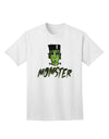 Momster Frankenstein Adult T-Shirt White 4XL Tooloud
