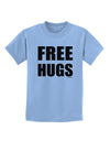 Free Hugs Childrens T-Shirt-Childrens T-Shirt-TooLoud-Light-Blue-X-Small-Davson Sales