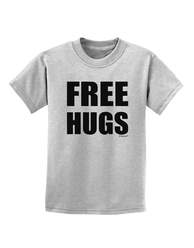 Free Hugs Childrens T-Shirt-Childrens T-Shirt-TooLoud-AshGray-X-Small-Davson Sales