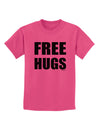 Free Hugs Childrens T-Shirt-Childrens T-Shirt-TooLoud-Sangria-X-Small-Davson Sales