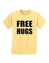 Free Hugs Childrens T-Shirt-Childrens T-Shirt-TooLoud-Daffodil-Yellow-X-Small-Davson Sales