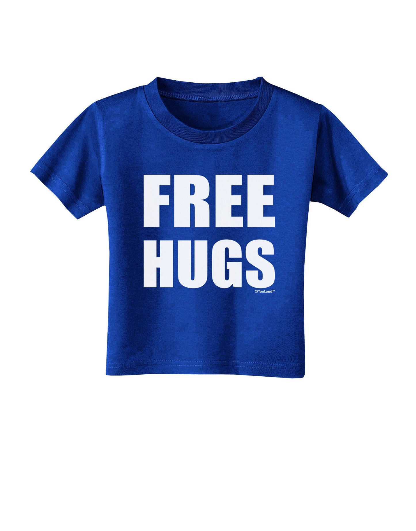 Free Hugs Toddler T-Shirt Dark-Toddler T-Shirt-TooLoud-Royal-Blue-2T-Davson Sales