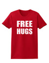 Free Hugs Womens Dark T-Shirt-Womens T-Shirt-TooLoud-Red-X-Small-Davson Sales